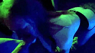 Blonde Cheetah Adora Strips On Tour Bus