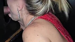 Curious Housewife Turns Cuckold Adventure Into Gloryhole Group Fun At The Club