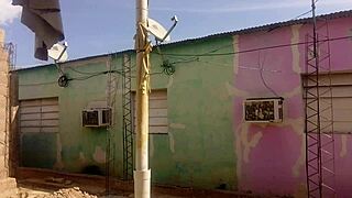 My neighbor can’t resist staring at my big ass in this short dress!