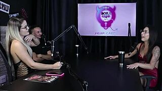 Morena And Loira Get Naked With Pussy Licked After Sensual Shoot Influence From Friends - Luciana Picchi Sheer Red