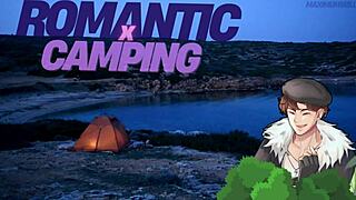 Camping trip with friend turns romantic and erotic