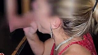 Curious Housewife Turns Cuckold Adventure Into Gloryhole Group Fun At The Club