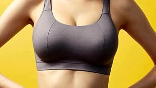 hey, these ai generated girls look cute in lingerie and panties for the catalog with barefoot poses