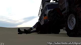 scarlet big cock inside anna sexy ass