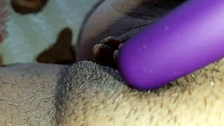 Swollen Clit Shaking From Vibrator Orgasm In Wet Pussy