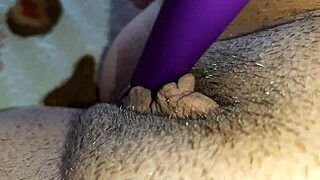 Swollen Clit Shaking From Vibrator Orgasm In Wet Pussy