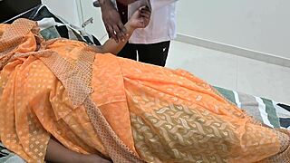 Doctor fulfills his desires with the patient in the hospital