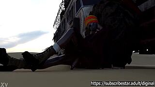 scarlet big cock inside anna sexy ass