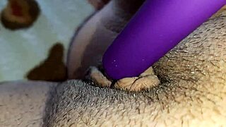 Swollen Clit Shaking From Vibrator Orgasm In Wet Pussy