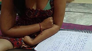 Indian big ass teacher fucks student wildly.