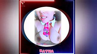 why not pound this hot brunette's pussy and cum twice inside her tight hole