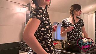 Petite Brunette Teen Enjoys A Perverse MMF Threesome With French Amateurs