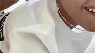 Do you want pov doggy with brunette in lingerie riding huge cock until cum?