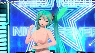 Hatsune Miku Night Fever Project Diva Nude Mod Full Nude With Big Ass And Tits