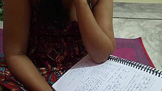 Indian big ass teacher fucks student wildly.