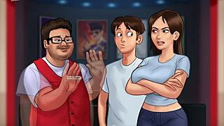 exploring summertime saga chapter 190 with big tits and game elements