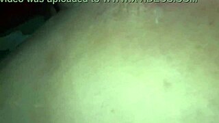 Stepbrother sneaks into perverted stepsister's bed and rips her ass open secretly! Can you believe how rough that anal creampie gets?