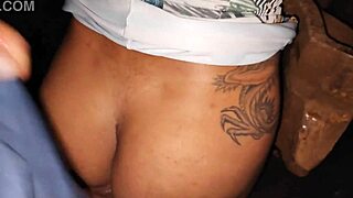 Whoa, check this night adventure with exhibitionism and bareback ass fucking until cum spurts between train cars!