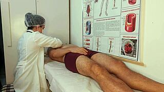 Patient gets erection from nurse's touch in hospital.
