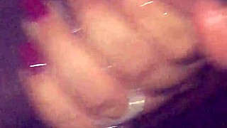 I gave sloppy head to that big black cock, but it was so monsterous I choked! Oops.