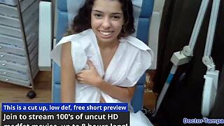 Hey, check out Dr Tampa doing Aria Nicole's first gyno exam! 😏