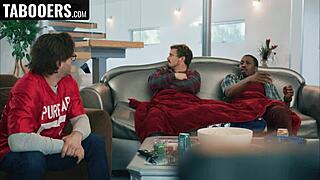 Stepdaughter, is this why football's a contact sport with your uncle and dad?