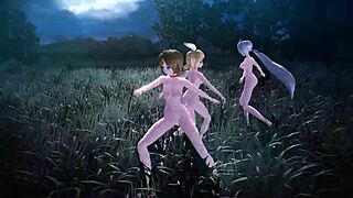 omg, check kagamine rin, meiko, and haku in this full nude mod for project diva 😍