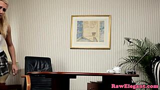 Strapon teen enjoys anal play with big tits 😍