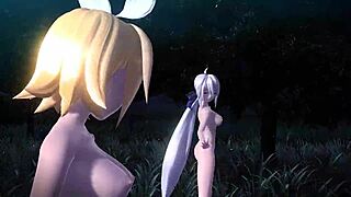 omg, check kagamine rin, meiko, and haku in this full nude mod for project diva 😍