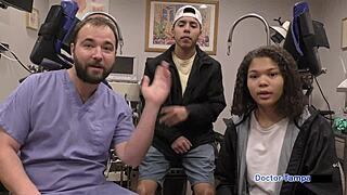 Watch Dr Tampa dominate Michelle Anderson in latex gloves! She gapes wide with toys in the hospital!