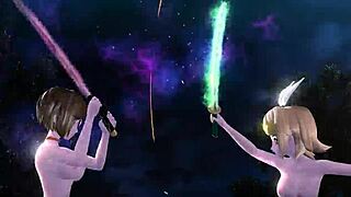 omg, check kagamine rin, meiko, and haku in this full nude mod for project diva 😍