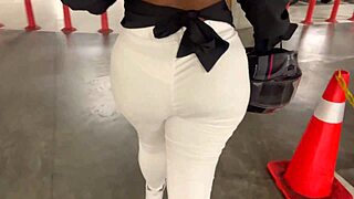 Big Ass Brunette Gets Fucked By Horny Stranger!