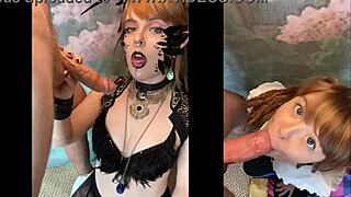 Olivia Jarden deepthroats big cock