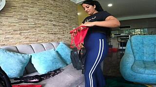 i haven't seen my stepsister in so long, she squeezed her white booty and changed into something more comfortable 😏 - jhodez1