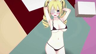 koikatsu arisu oc dancing phut hon with cute moves