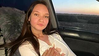 My Best Friend's Girlfriend Sucked My Dick In The Car For Just 10 Dollars, What A Slut!