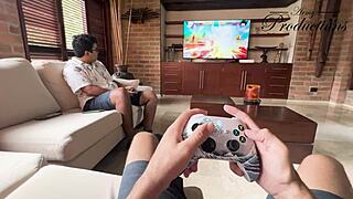 She Seduces Her Foreign Friend To Fuck Her Without A Condom