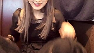 Beautiful shemale masturbates in private