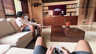 She Seduces Her Foreign Friend To Fuck Her Without A Condom