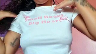 Curvy latina Espuleta Maia poses in lingerie