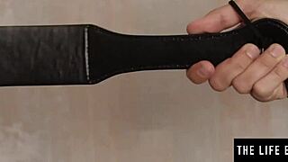 Cute sexy blonde getting her hairy pussy spanked while masturbating!