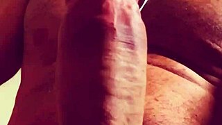 Warming up my huge cock solo before she gets home from work 😈