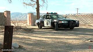 big cock sheriff fucks students with bdsm and choking?