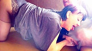 klaudiaambergirl blowjob compilation 2 with creampie and big natural tits