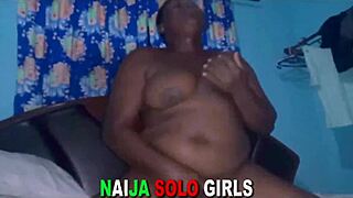 Naija girls feel intense pleasure in homemade solo masturbation