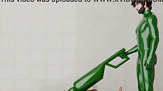 Hey, have you seen how this guy handles the rotating machine on his buddy?