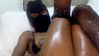ebony teen destroying wet pussy