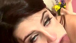 this beautiful bookworm librarian with glasses wants to deepthroat brad newman's big dick for her first time