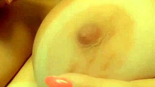 Hot Brunette Goddess Teases With Extreme Titsfuck And Buttplug Anal, Moaning With Wet Pussy