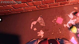 She was annoying, so I punished her as a bot in Roblox